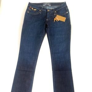 Robins Jeans Los Angeles - MARILYN Gold Embroidery 28" MSRP: $350 -90% OFF - NWT